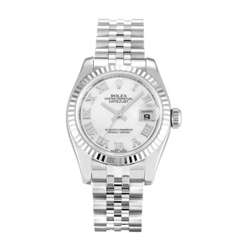 UK White Gold Rolex Datejust Lady 179174-26 MM