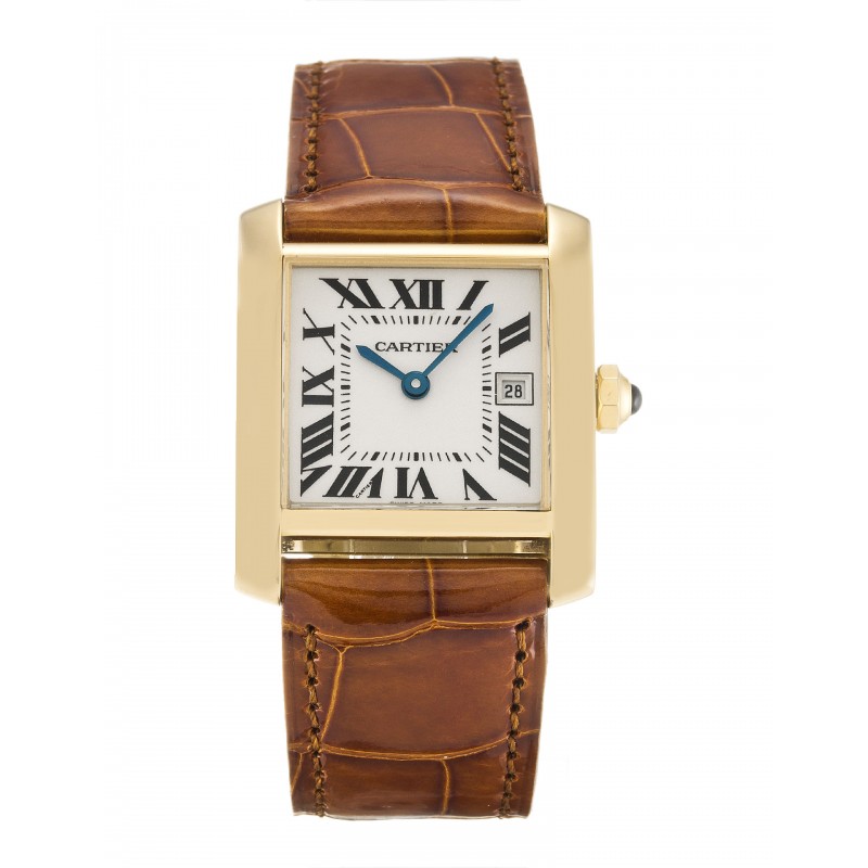 UK Yellow Gold Cartier Tank Francaise W5001456-29 MM