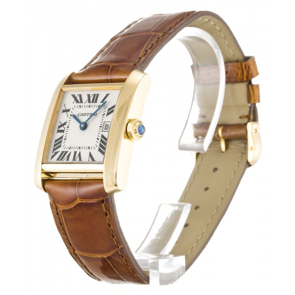 UK Yellow Gold Cartier Tank Francaise W5001456-29 MM