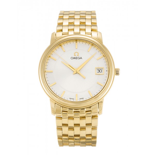 UK Yellow Gold Omega De Ville Prestige 4110.31.00-34.4 MM