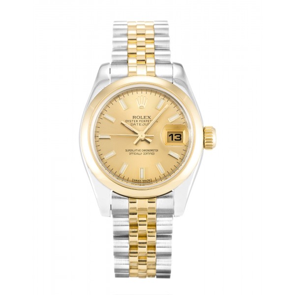 UK Steel & Yellow Gold Rolex Datejust Lady 179163-26 MM