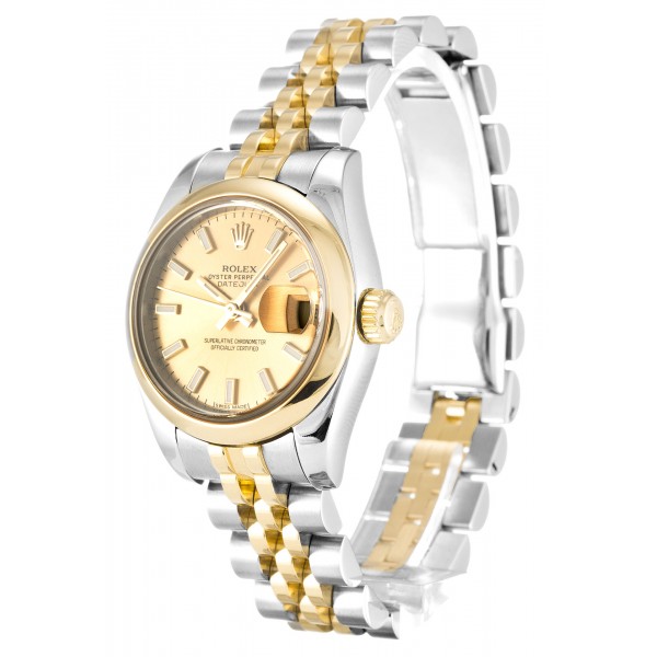 UK Steel & Yellow Gold Rolex Datejust Lady 179163-26 MM