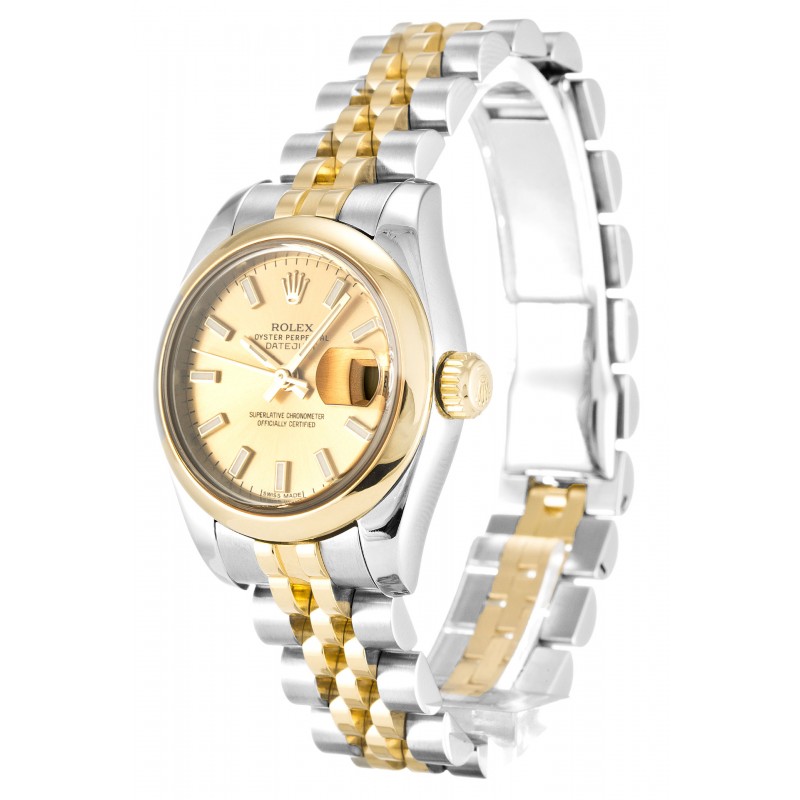 UK Steel & Yellow Gold Rolex Datejust Lady 179163-26 MM