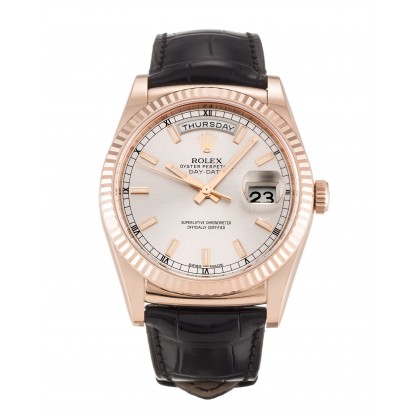 UK Rose Gold Rolex Day-Date 118135-36 MM