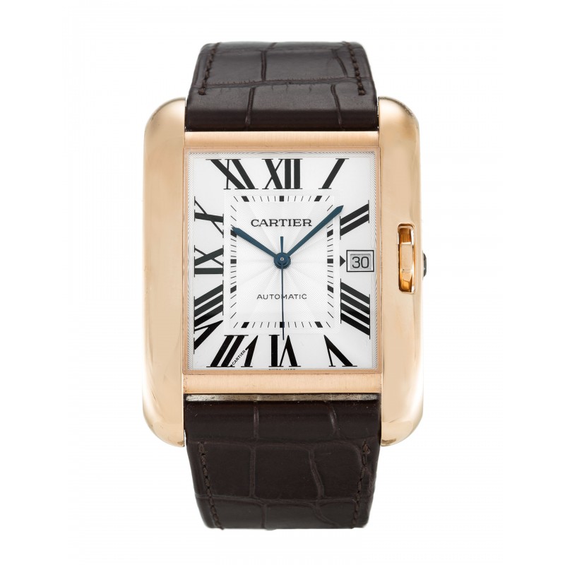 UK Rose Gold Cartier Tank Anglaise W5310004-36.2 MM