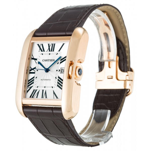 UK Rose Gold Cartier Tank Anglaise W5310004-36.2 MM