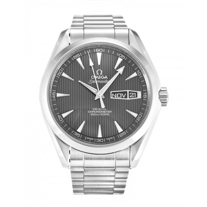 UK Steel Omega Aqua Terra 150m Gents 231.10.43.22.06.001-43 MM