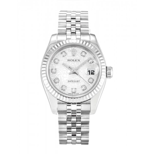 UK White Gold Rolex Datejust Lady 179174-26 MM