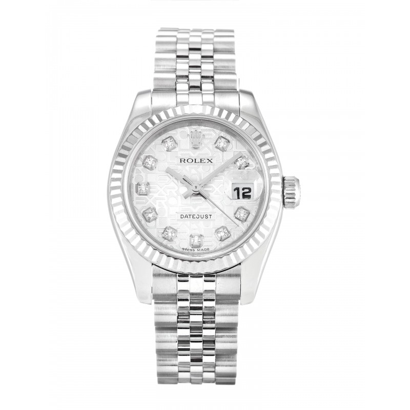 UK White Gold Rolex Datejust Lady 179174-26 MM