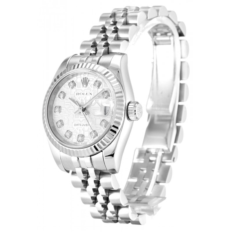 UK White Gold Rolex Datejust Lady 179174-26 MM