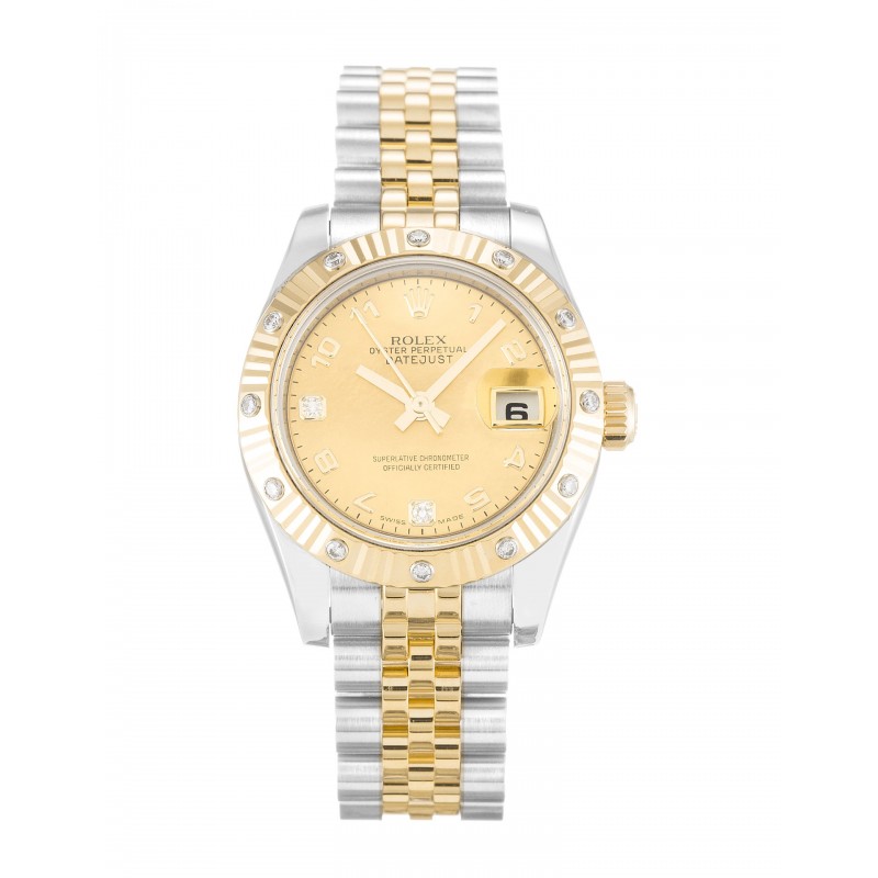 UK Steel & Yellow Gold set with Diamonds Rolex Datejust Lady 179313-26 MM