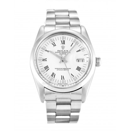 UK Steel Rolex Oyster Perpetual Date 15000-34 MM