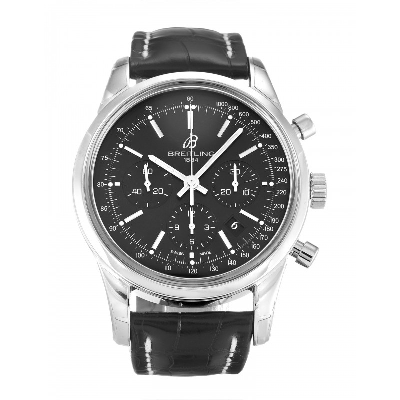 UK Steel Breitling Transocean Chronograph AB0152-43 MM