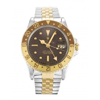 UK Steel & Yellow Gold Rolex GMT Master 1675-40 MM