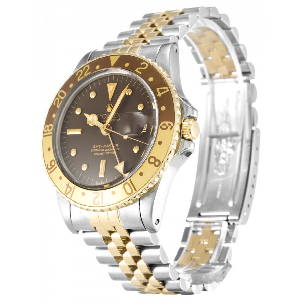 UK Steel & Yellow Gold Rolex GMT Master 1675-40 MM