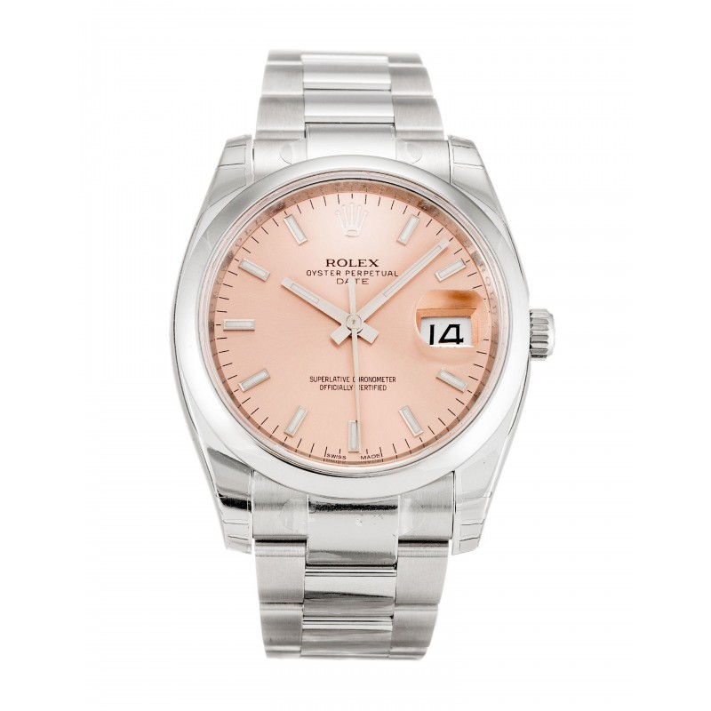 UK Steel Rolex Oyster Perpetual Date 115200-34 MM