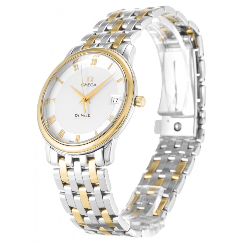 UK Yellow Gold Omega De Ville Prestige 4310.32.00-34.4 MM