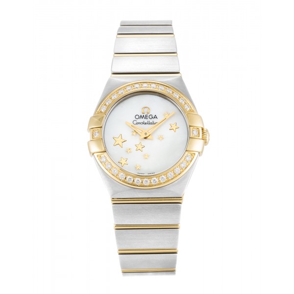 UK Steel & Yellow Gold set with Diamonds Omega Constellation Ladies 123.25.24.60.05.001-24 MM