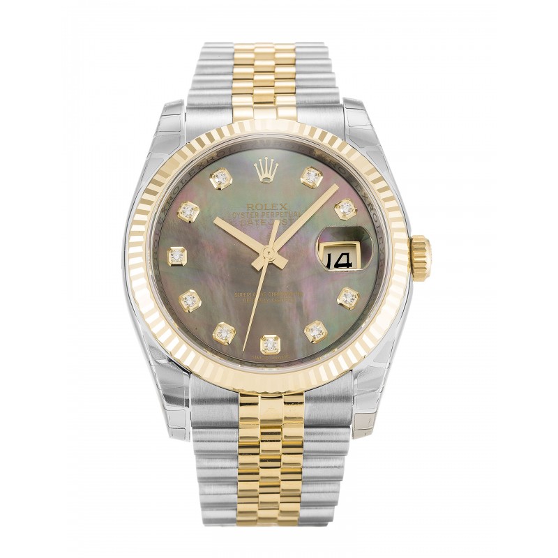 UK Yellow Gold Rolex Datejust 116233-36 MM