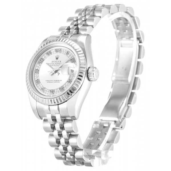 UK White Gold Rolex Datejust Lady 179174-26 MM