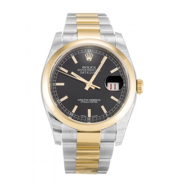 UK Steel & Yellow Gold Rolex Datejust 116203-36 MM