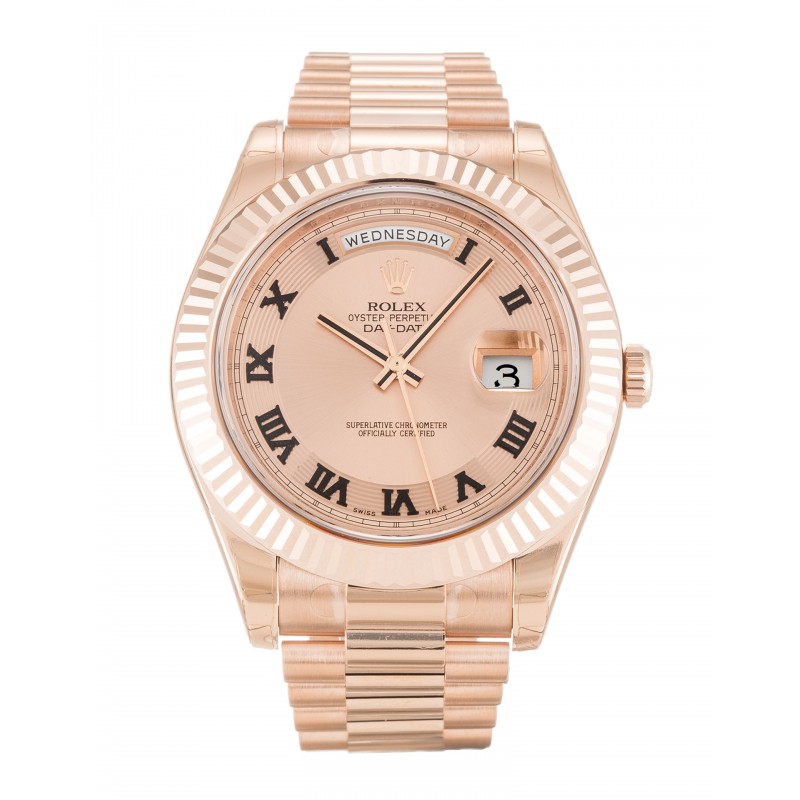 UK Rose Gold Rolex Day-Date II 218235-41 MM