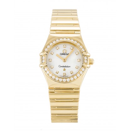 UK Yellow Gold set with Diamonds Omega My Choice Mini 1164.75.00-22.5 MM