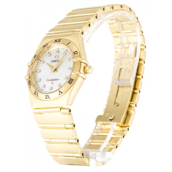 UK Yellow Gold Omega Constellation Small 1172.75.00-25.5 MM