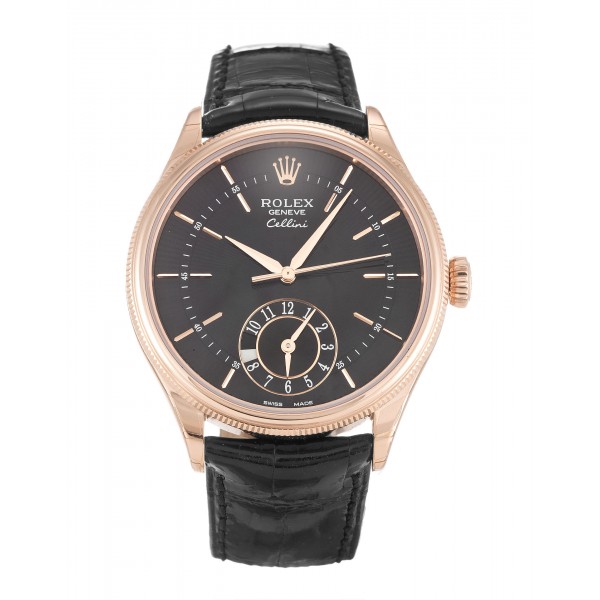 UK Rose Gold Rolex Cellini 50525-39 MM