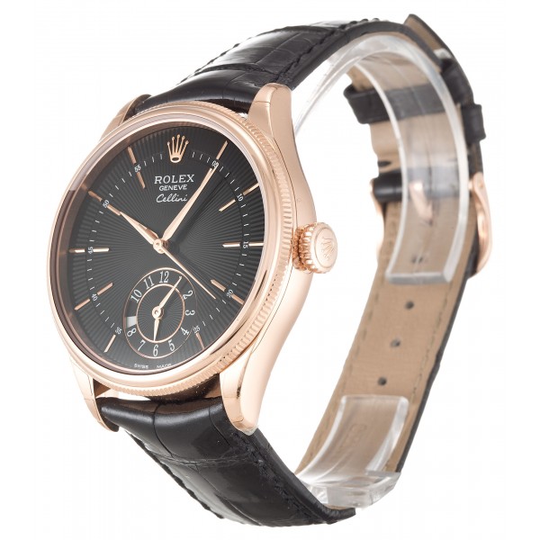 UK Rose Gold Rolex Cellini 50525-39 MM