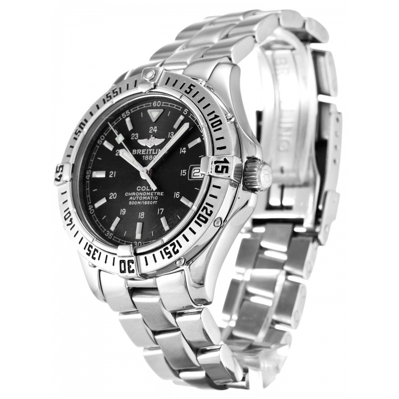 UK Steel Breitling Colt Auto A17350-38 MM