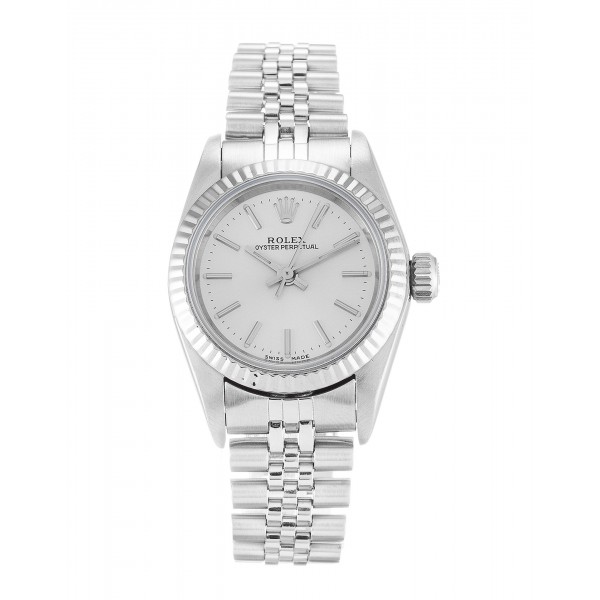 UK Steel Rolex Lady Oyster Perpetual 67194-24 MM