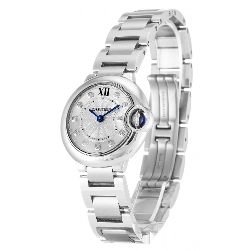 UK Steel Cartier Ballon Bleu WE902073-28 MM