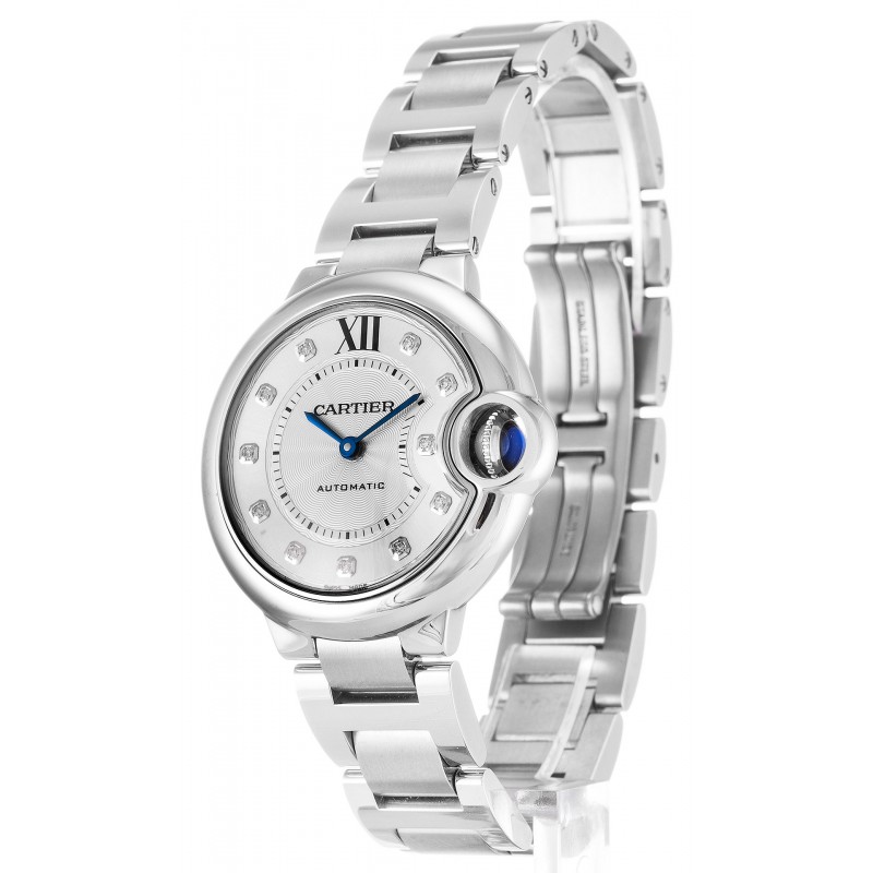 UK Steel Cartier Ballon Bleu WE902074-33 MM