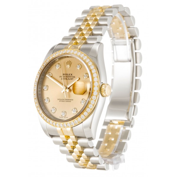 UK Steel & Yellow Gold set with Diamonds Rolex Datejust 116243-36 MM