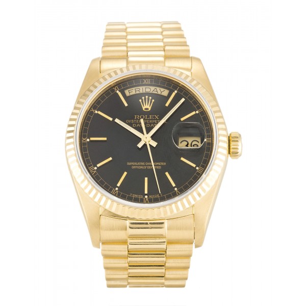 UK Yellow Gold Rolex Day-Date 18038-36 MM