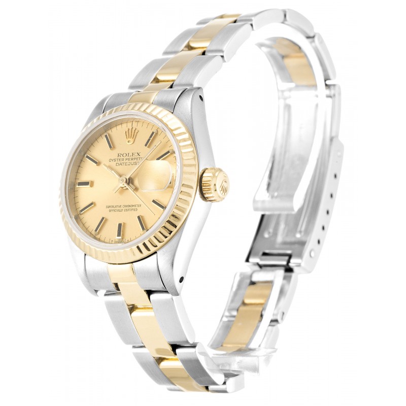 UK Steel & Yellow Gold Rolex Datejust Lady 69173-26 MM