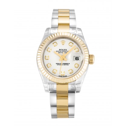 UK Steel & Yellow Gold Rolex Datejust Lady 179173-26 MM