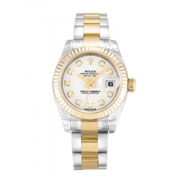 UK Steel & Yellow Gold Rolex Datejust Lady 179173-26 MM