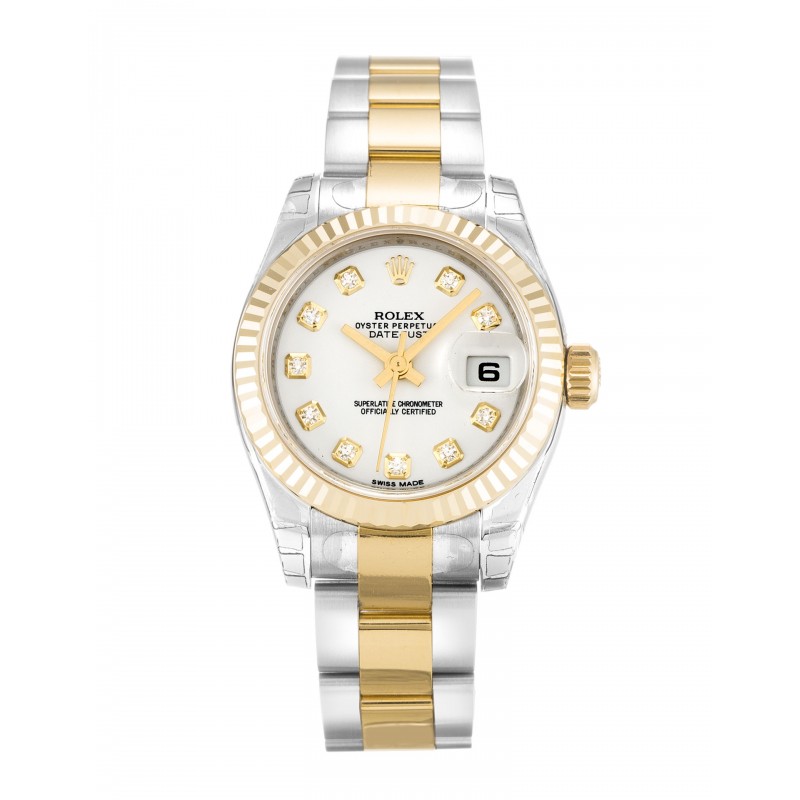 UK Steel & Yellow Gold Rolex Datejust Lady 179173-26 MM