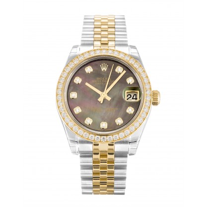 UK Steel & Yellow Gold set with Diamonds Rolex Datejust Lady 178383-31 MM