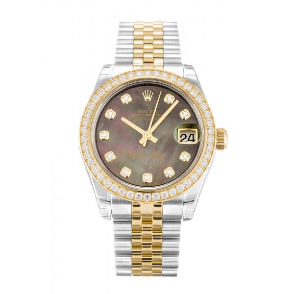 UK Steel & Yellow Gold set with Diamonds Rolex Datejust Lady 178383-31 MM