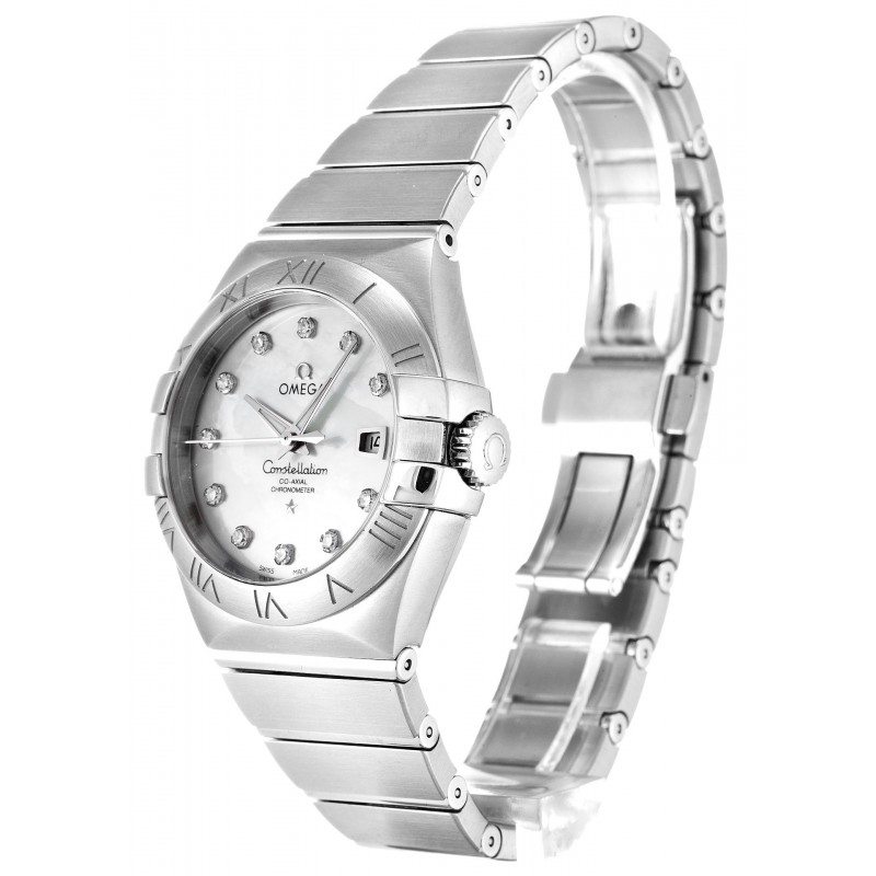 UK Steel Omega Constellation Chronometer Ladies 123.10.31.20.55.0-31 MM