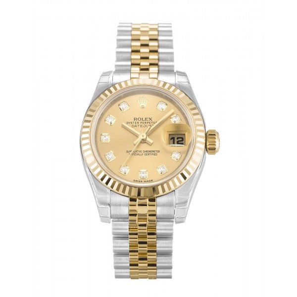 UK Steel & Yellow Gold Rolex Datejust Lady 179173-26 MM