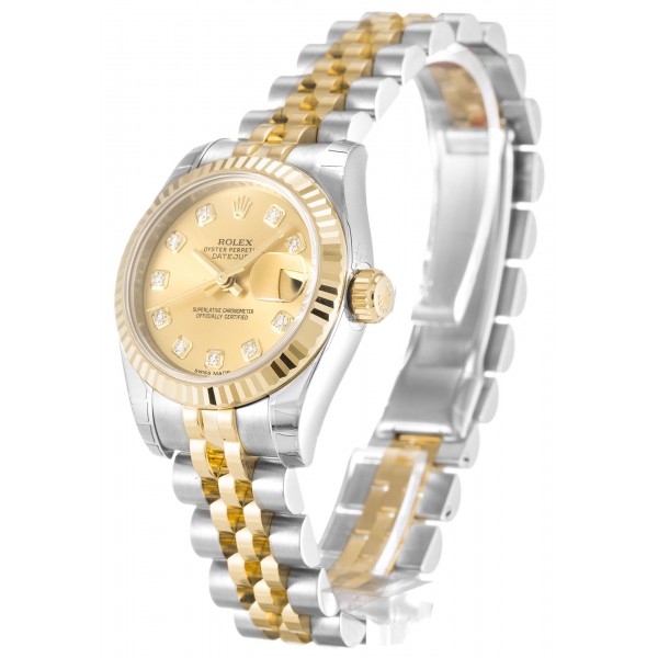 UK Steel & Yellow Gold Rolex Datejust Lady 179173-26 MM