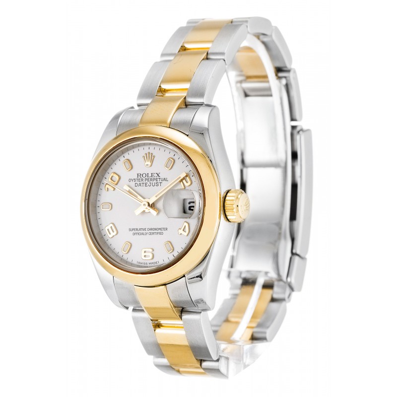 UK Steel & Yellow Gold Rolex Datejust Lady 179163-26 MM