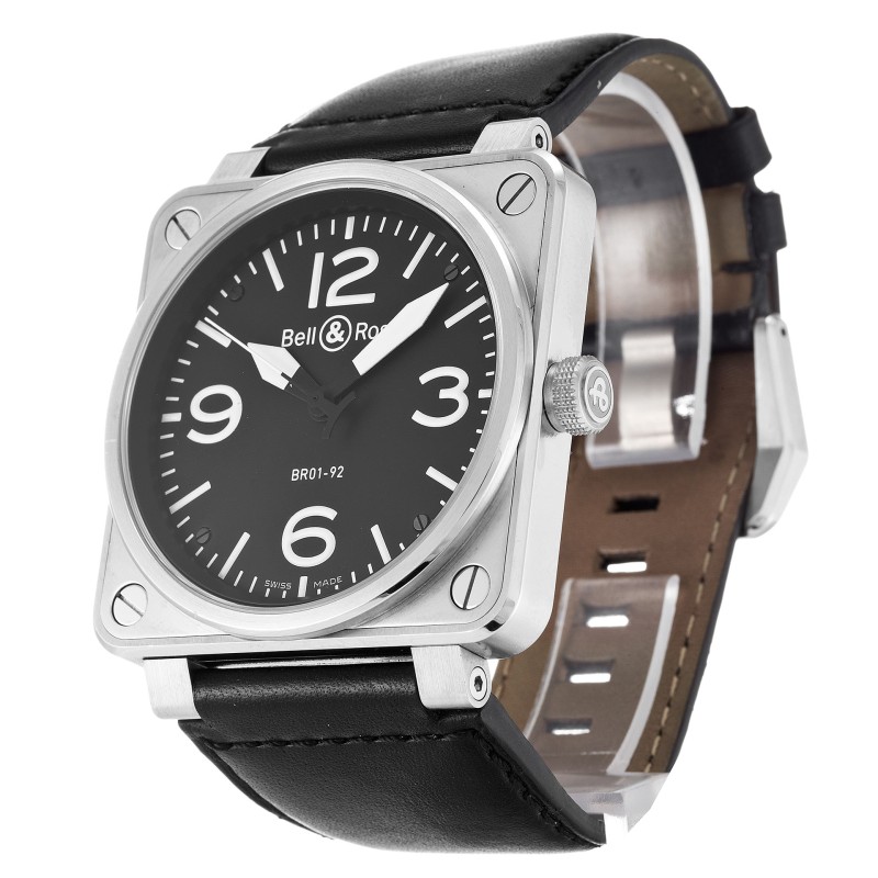 UK Steel Bell and Ross Replica BR01-92 Steel-46 MM