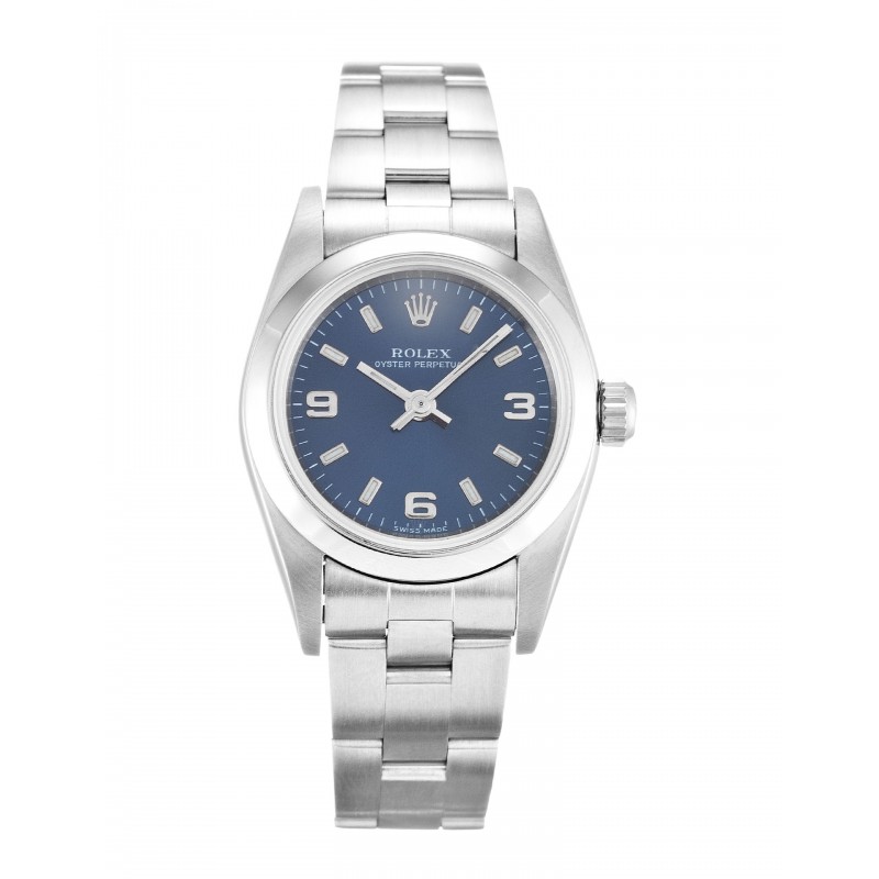 UK Steel Rolex Lady Oyster Perpetual 76080-24 MM