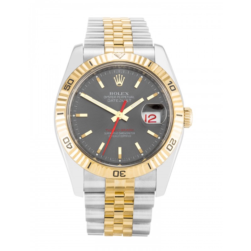 UK Steel & Yellow Gold Rolex Turn-O-Graph 116263-36 MM