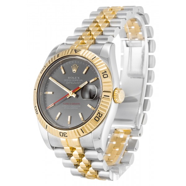 UK Steel & Yellow Gold Rolex Turn-O-Graph 116263-36 MM